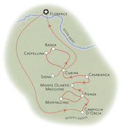 Tuscany Italy Map
